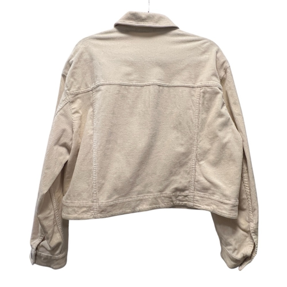 Uniqlo Women’s Off White/Cream Corduroy Trucker Jacket- Size M - Picture 3 of 7